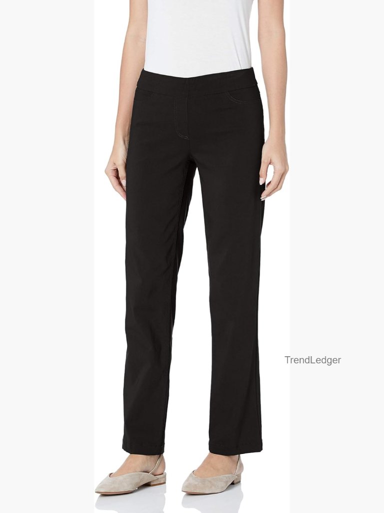 Women's Relaxed Leg Pull-On Pants With Tummy Control